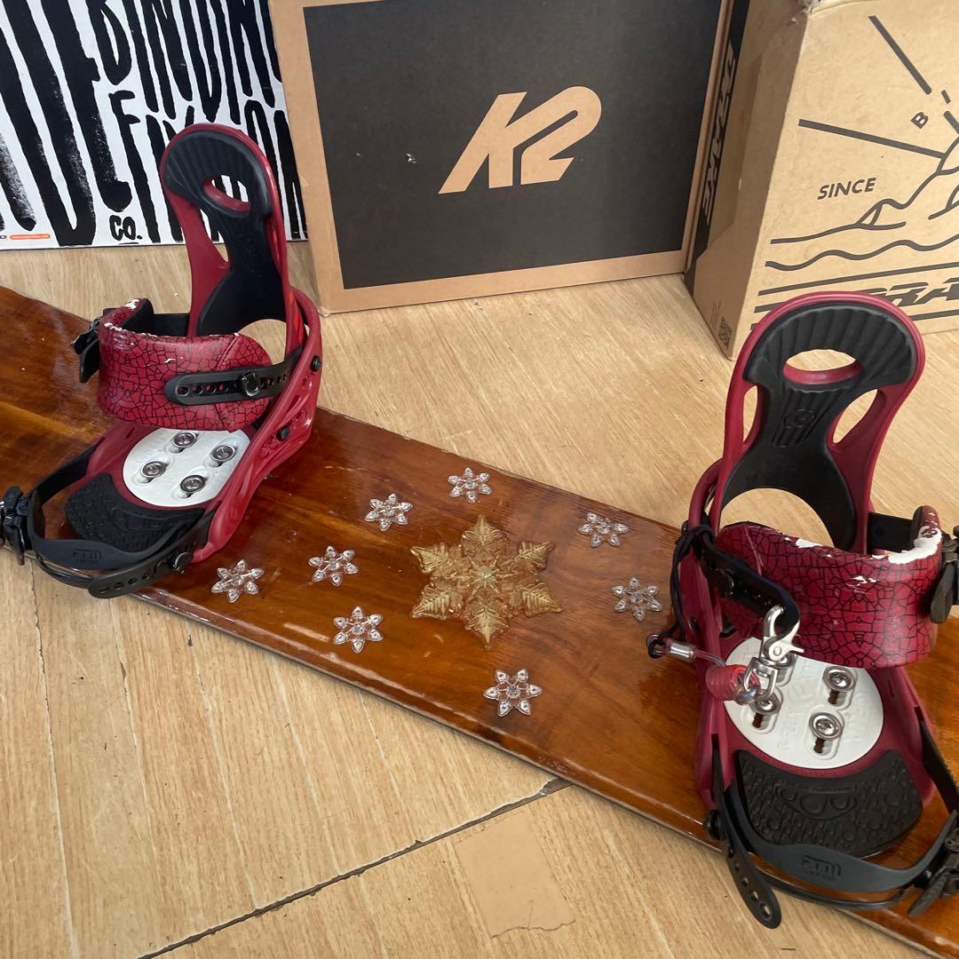 ARBOR×FLUX　アーバー　スノーボード　フラックス　バインディング付