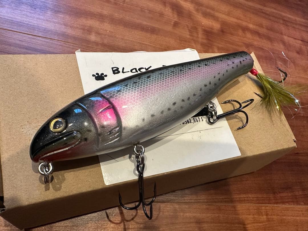 ブラックドッグ　ランカーパンカー　6インチ　ウッドモデル　新品未使用