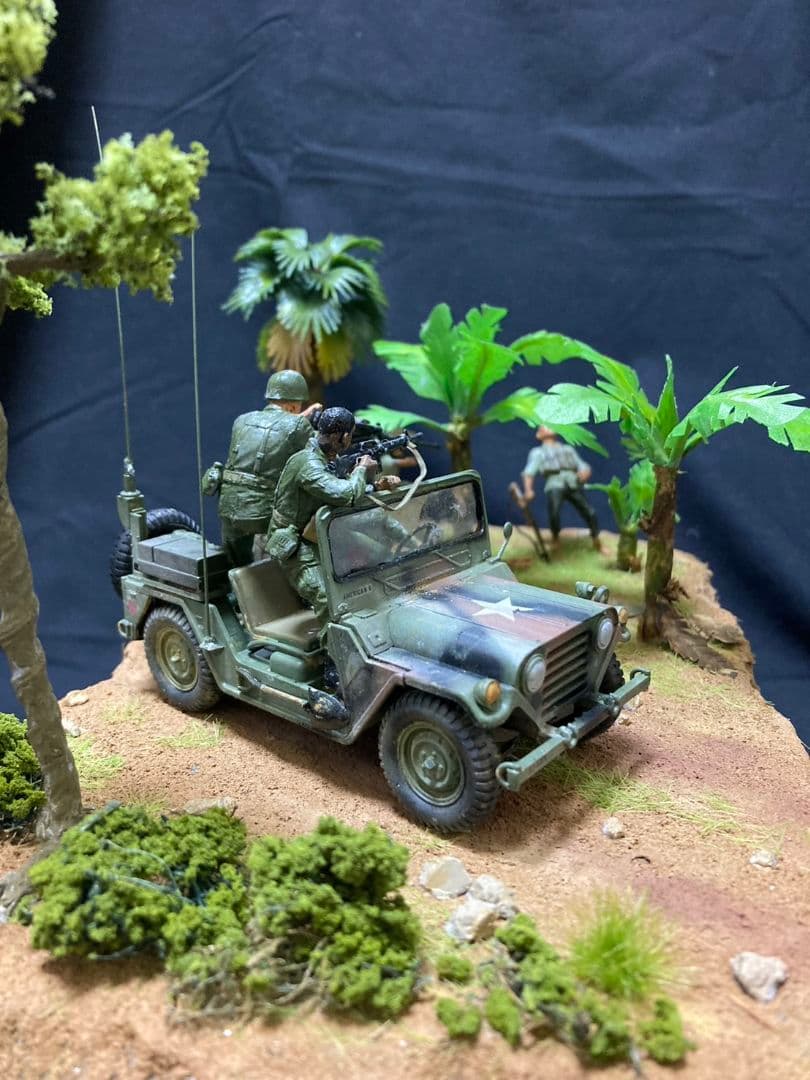 ベトナム、1968年　ミリタリー　ジオラマ