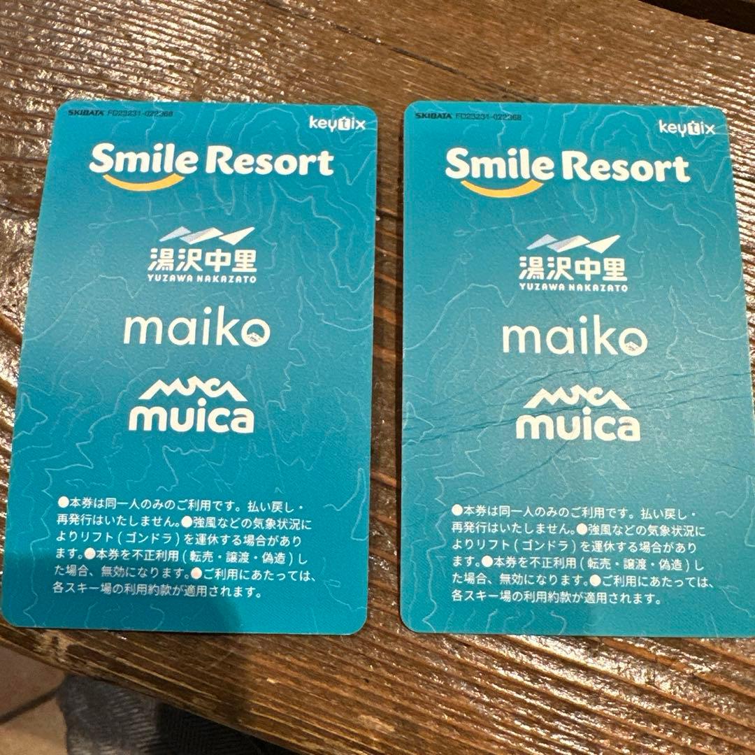 舞子スノーリゾート1日リフト券✖️2枚