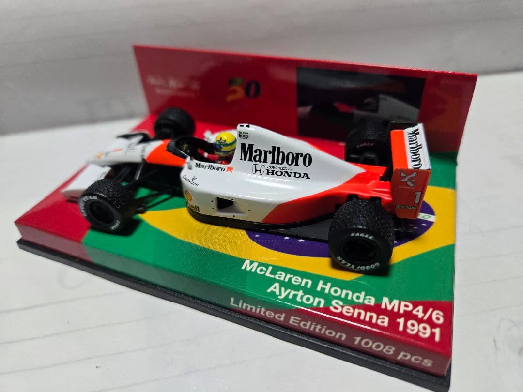 マクラーレンホンダ MP4/6 セナブラジル初優勝 記念 限定モデル