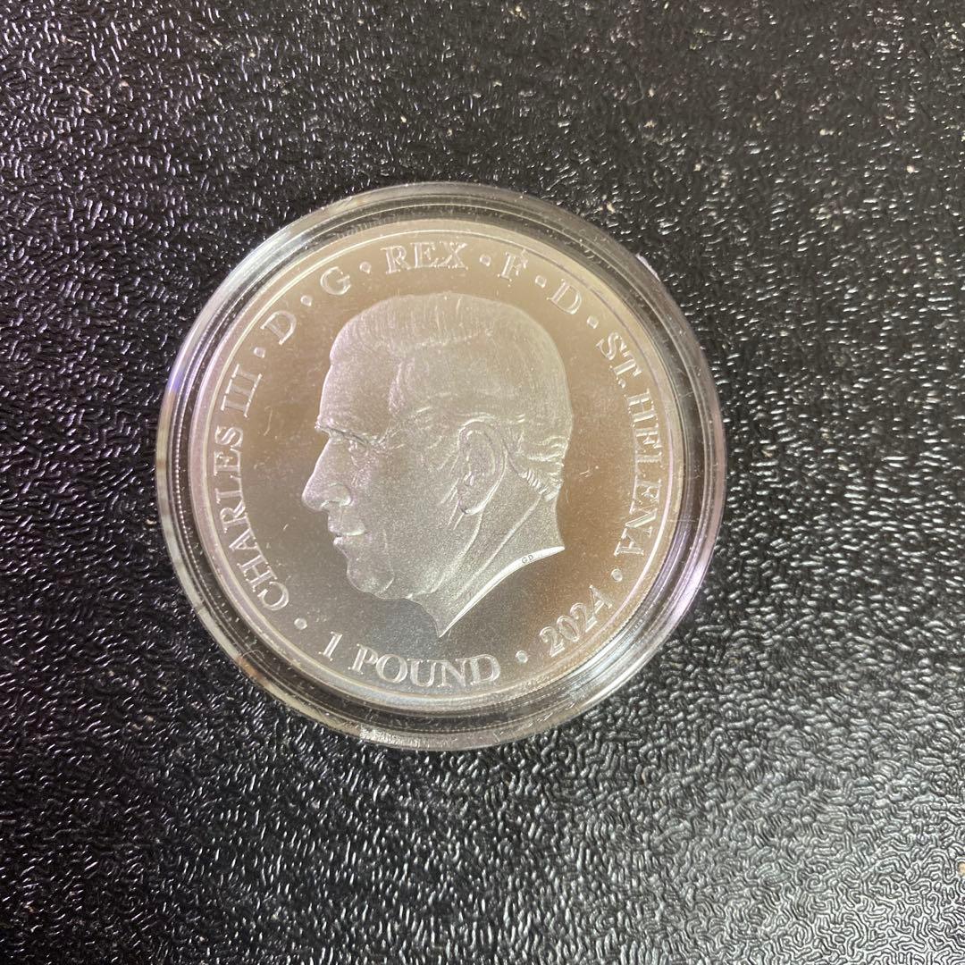 銀貨　99.9% 純銀　シルバー　ウナ　ライオン　銀貨　セントヘレナ　ブリタニア