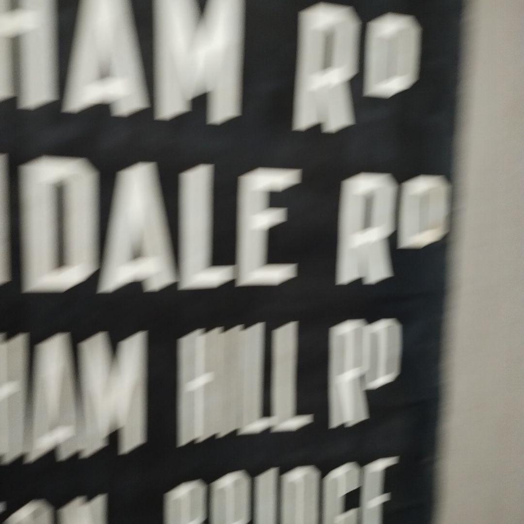 ヴィンテージバスロールサイン本物　1203