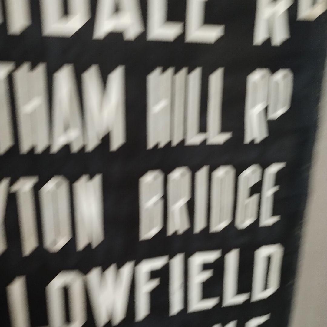 ヴィンテージバスロールサイン本物　1203