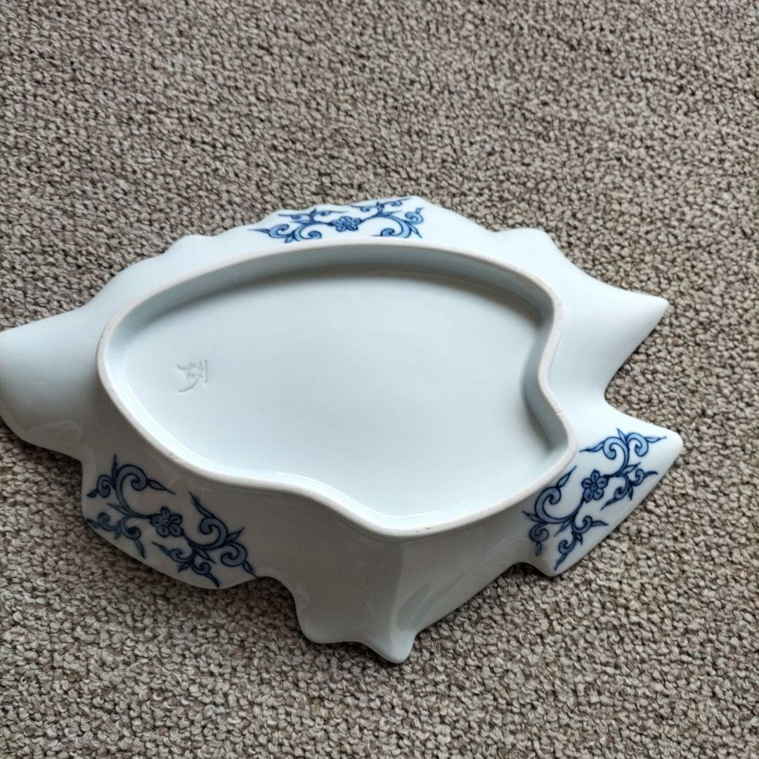 葉型和風陶器皿、殿皿