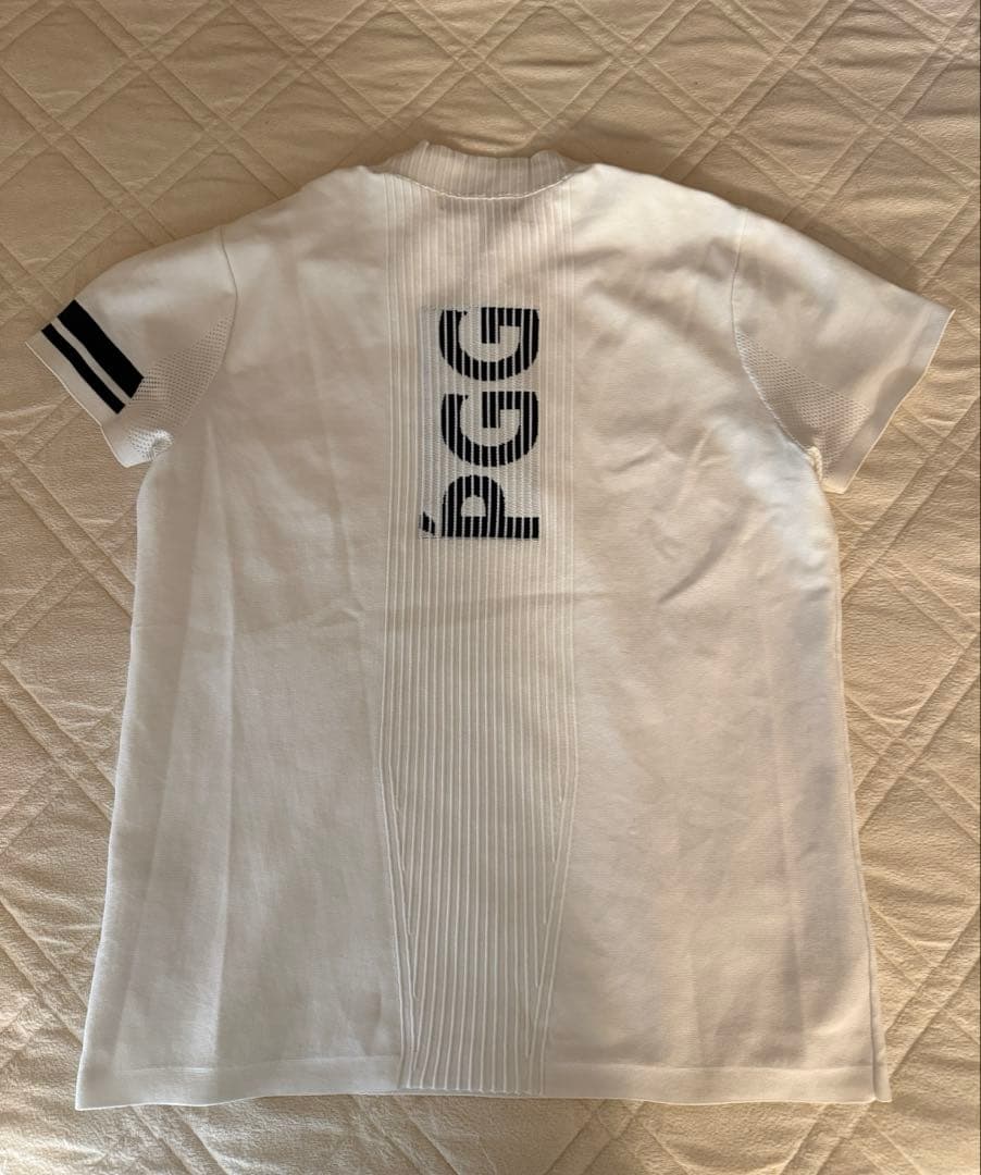 PGG ハーフジップ ホワイトシャツ