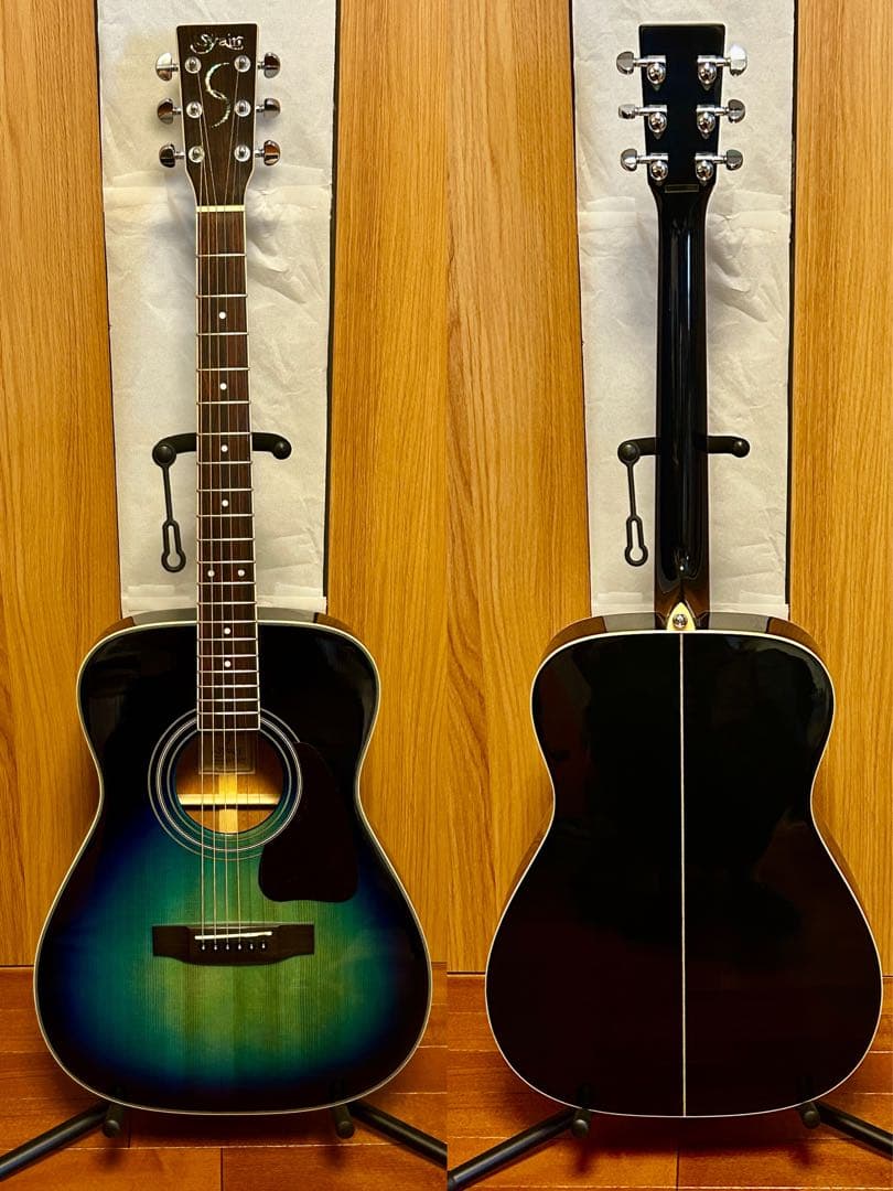 超美品S.Yairi YF-30/BB 希少カラーブルーバースト フォークサイズ