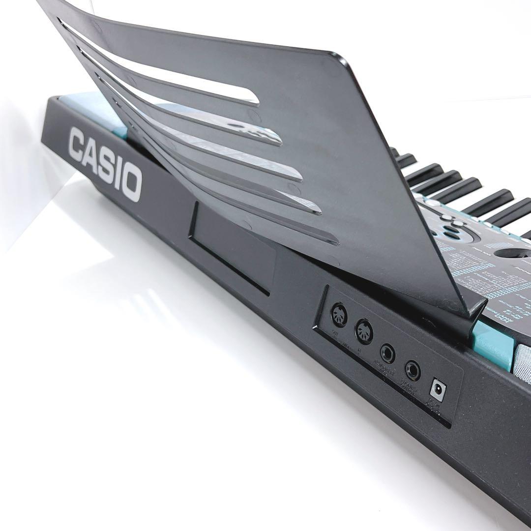 【美品・動作品】 CASIO 光ナビゲーション キーボード LK-70 BL