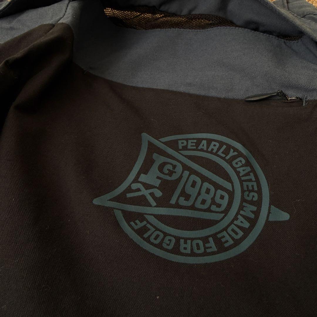 パーリーゲイツ　ジョガーパンツ　黒　ネイビーM〜L相当　バイカラー　コットン素材