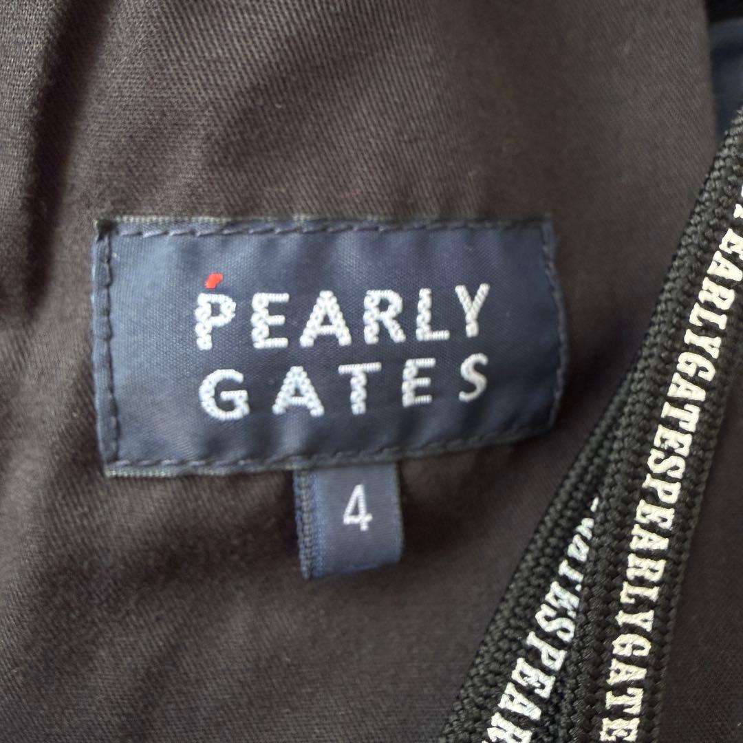 パーリーゲイツ　ジョガーパンツ　黒　ネイビーM〜L相当　バイカラー　コットン素材