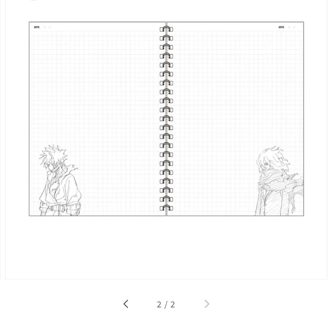 僕のヒーローアカデミア アクリルブロック　“VILLAINS”　荼毘　ノート