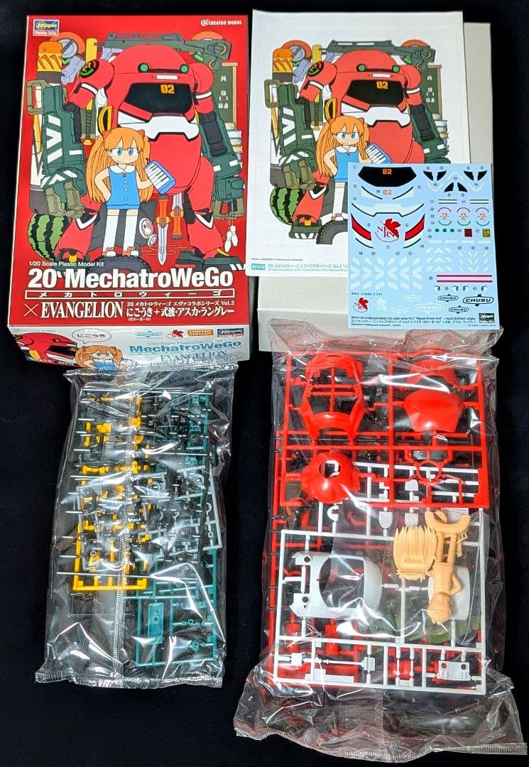 【新品・未組立】全5種セット メカトロウィーゴ × エヴァ プラモデル