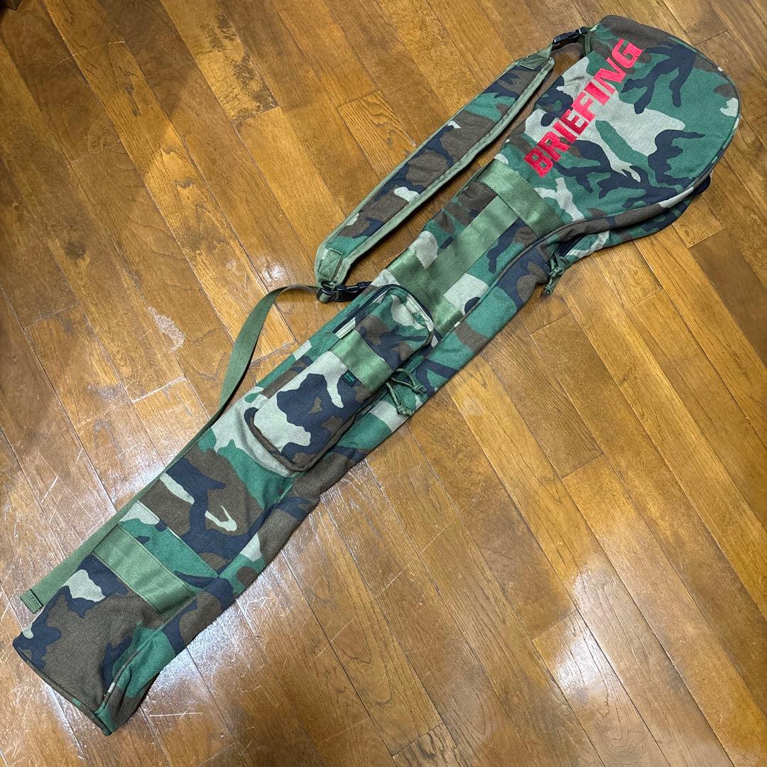 モ*ー様 BRIEFING x BEAMS 迷彩 ゴルフバッグ キャディバッグ
