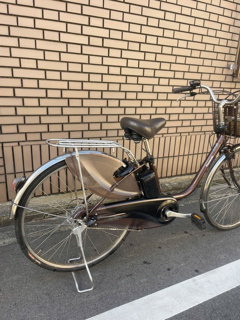16Ah パナソニック電動アシスタント自転車26インチ。充電器箱付き