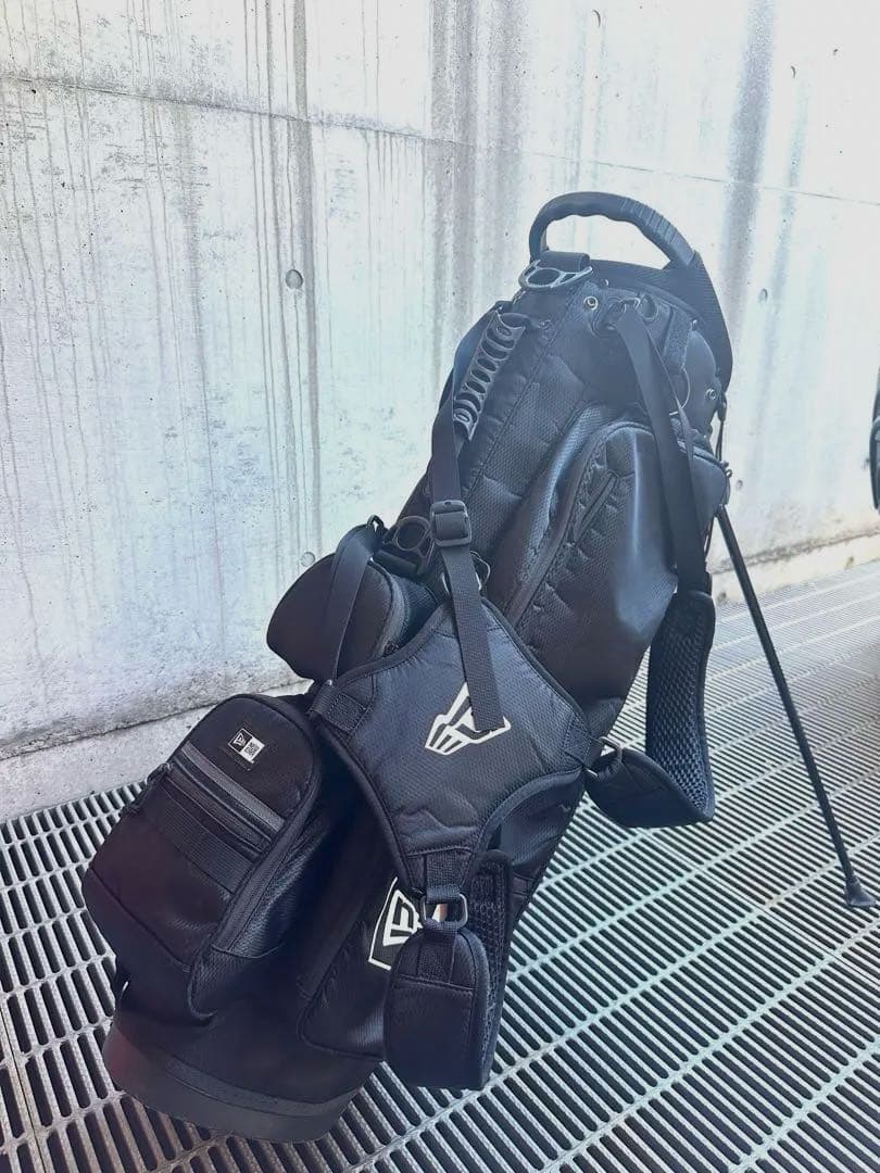 NEW ERA ニューエラ ゴルフバッグ　キャディーバッグ スタンド式ブラック