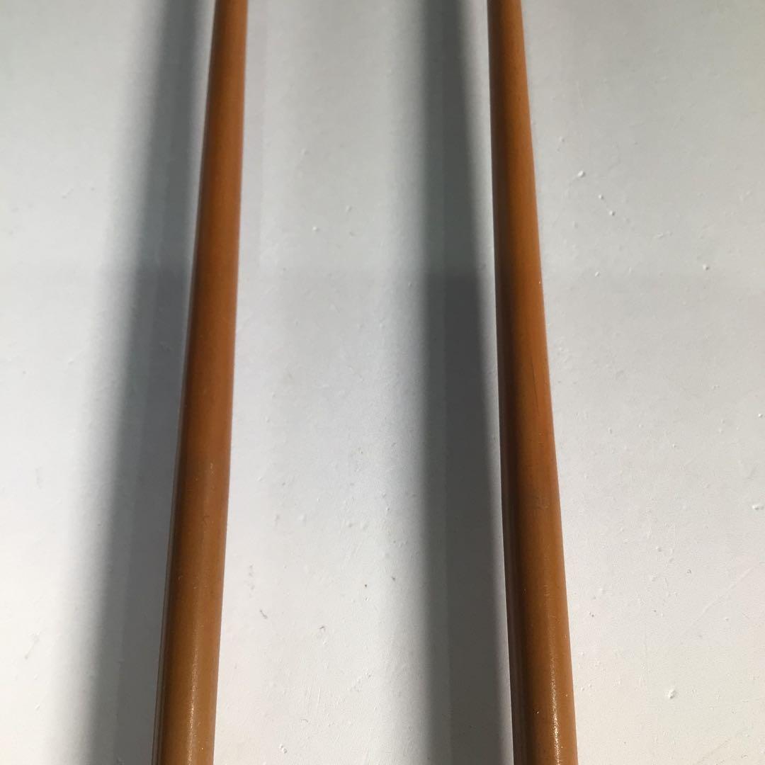 Ｎ４５５　火箸　『木村清斎造』『鵬雲斎好』『笹頭』『飾火箸』　共箱　茶道具