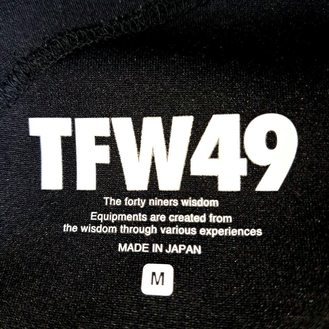 TFW49 メンズ ゴルフ 長袖モックネック ブラック size M 【美品】