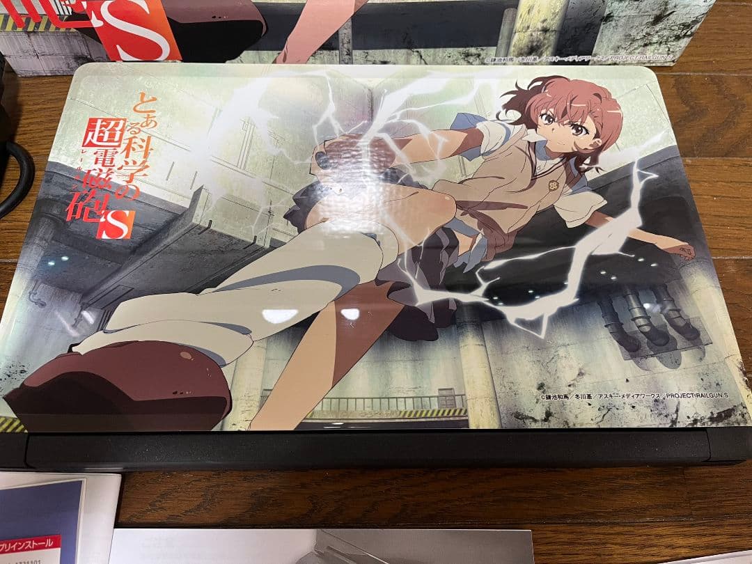 最終値下げ　とある科学の超電磁砲　ビジュアライズノートパソコン　御坂美琴