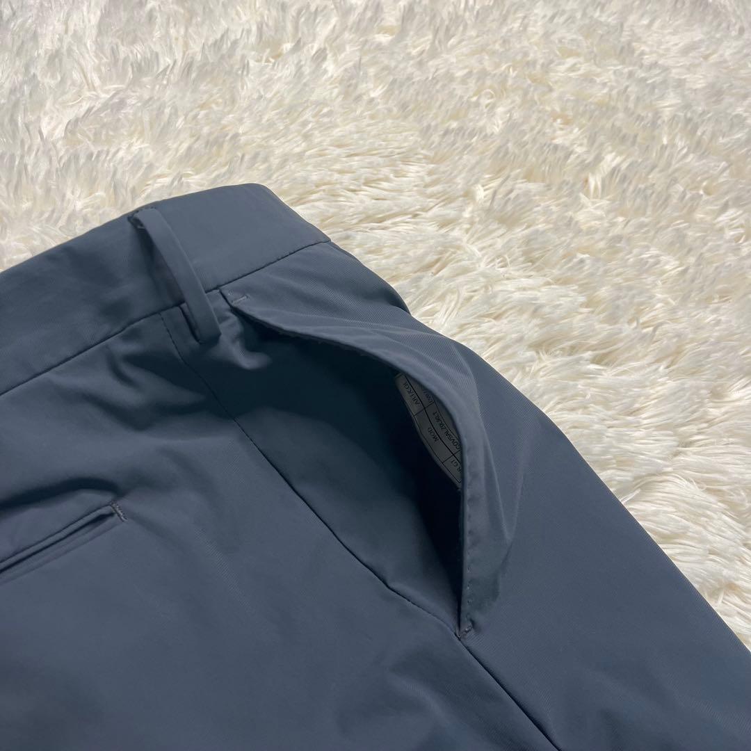 PT01 ポリエステル ストレッチパンツ size54 グレー