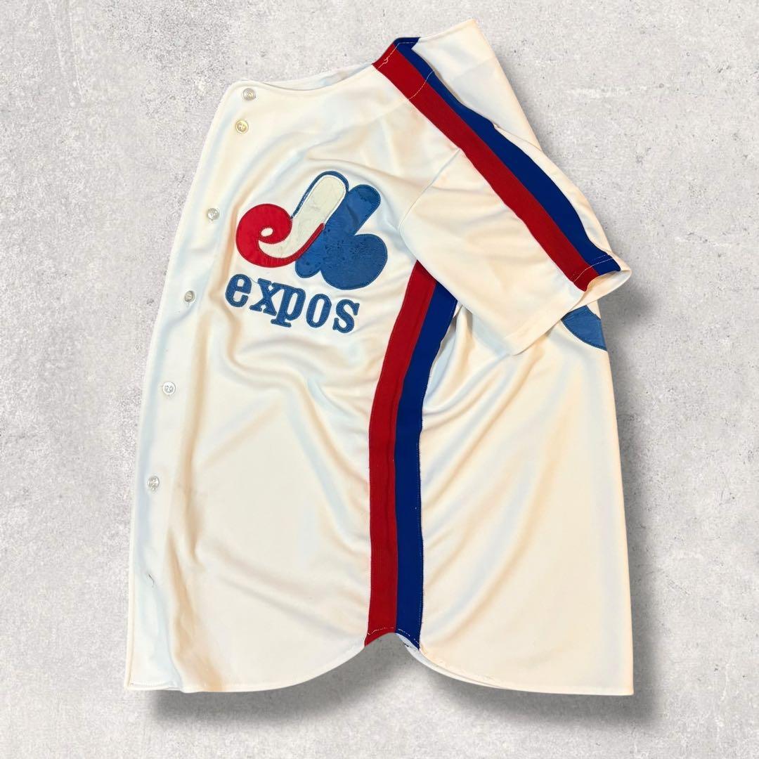 【レアMLB古着】モントリオール エクスポズ #8 カーター　ベースボールシャツ