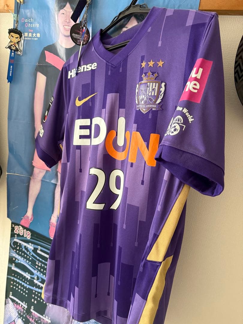 Nike EDUN サッカーシャツ 紫 29