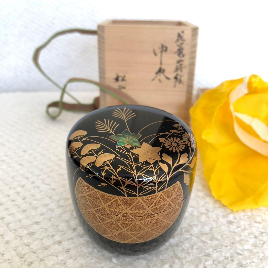 輪島屋本店　花籠絵巻　棗