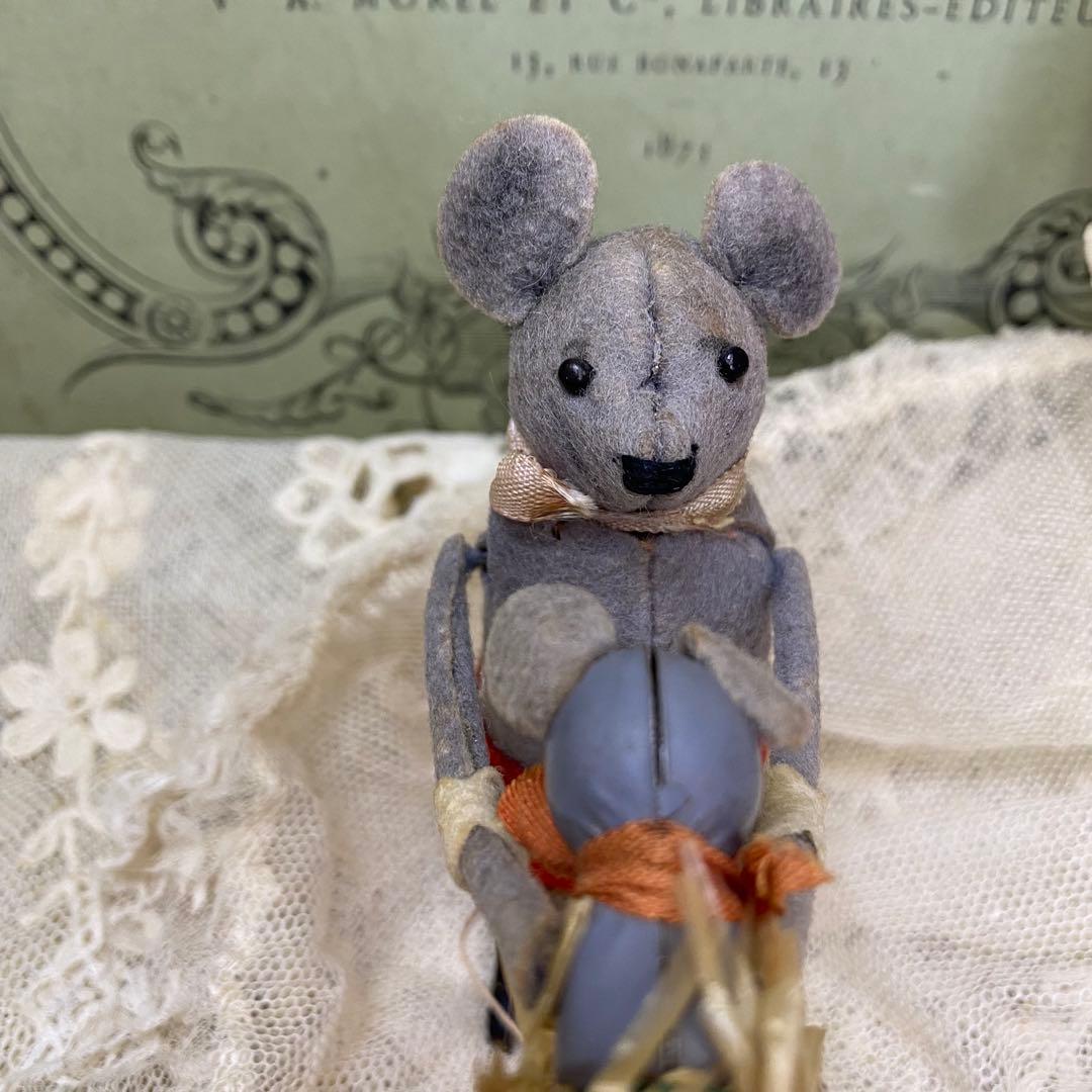 激レア ドイツアンティーク シュコー マウス ぜんまい仕掛け おもちゃ