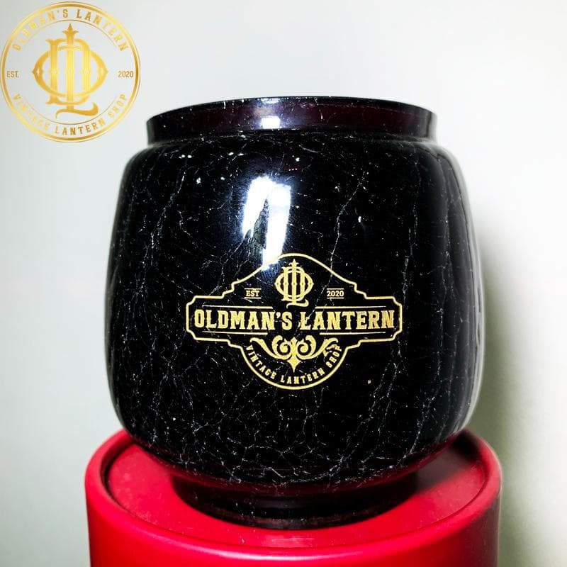 【限定】クラックグラス ブラックレッド Feuerhand ホヤ 276