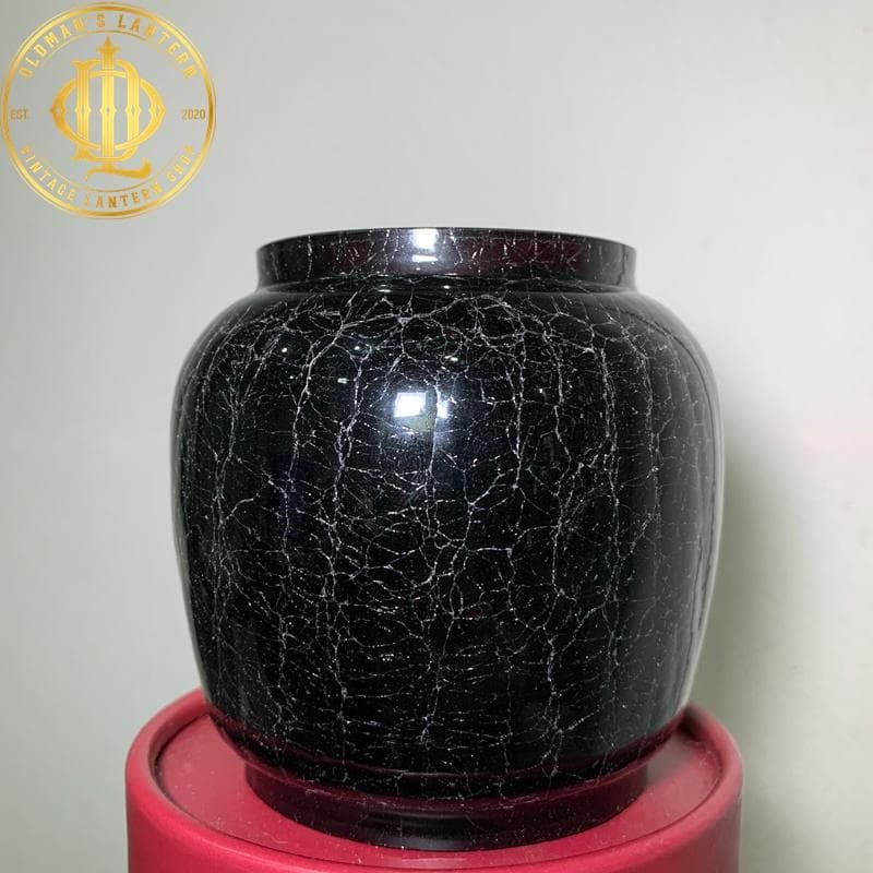 【限定】クラックグラス ブラックレッド Feuerhand ホヤ 276