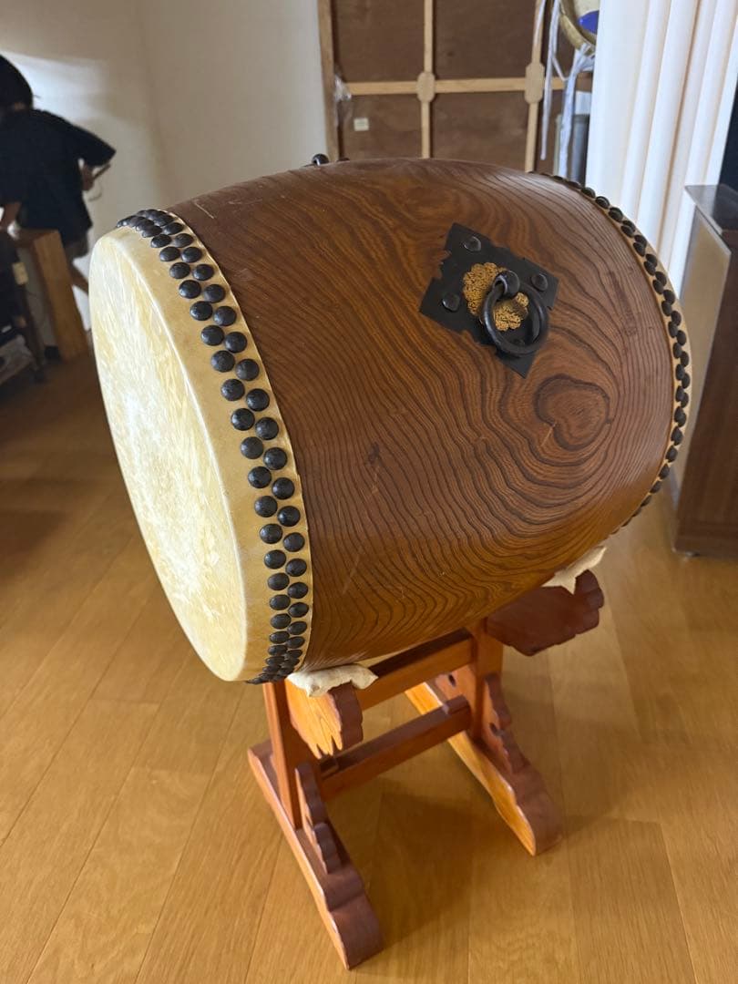中型 和太鼓 祭り、長胴太鼓　キレイです