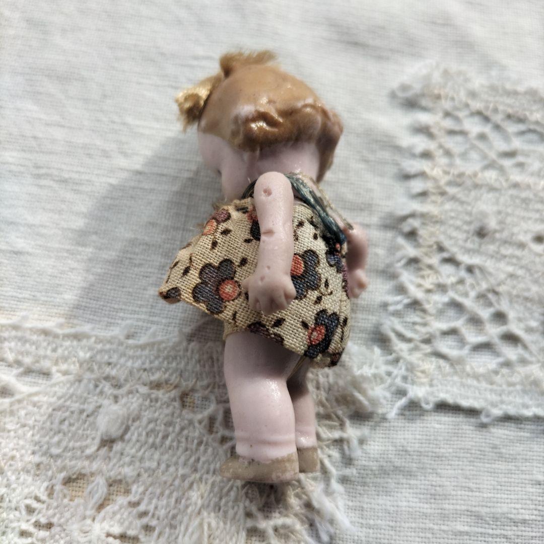 ドイツ　アンティーク　HERTWIG ミニチュアビスクドール　女の子