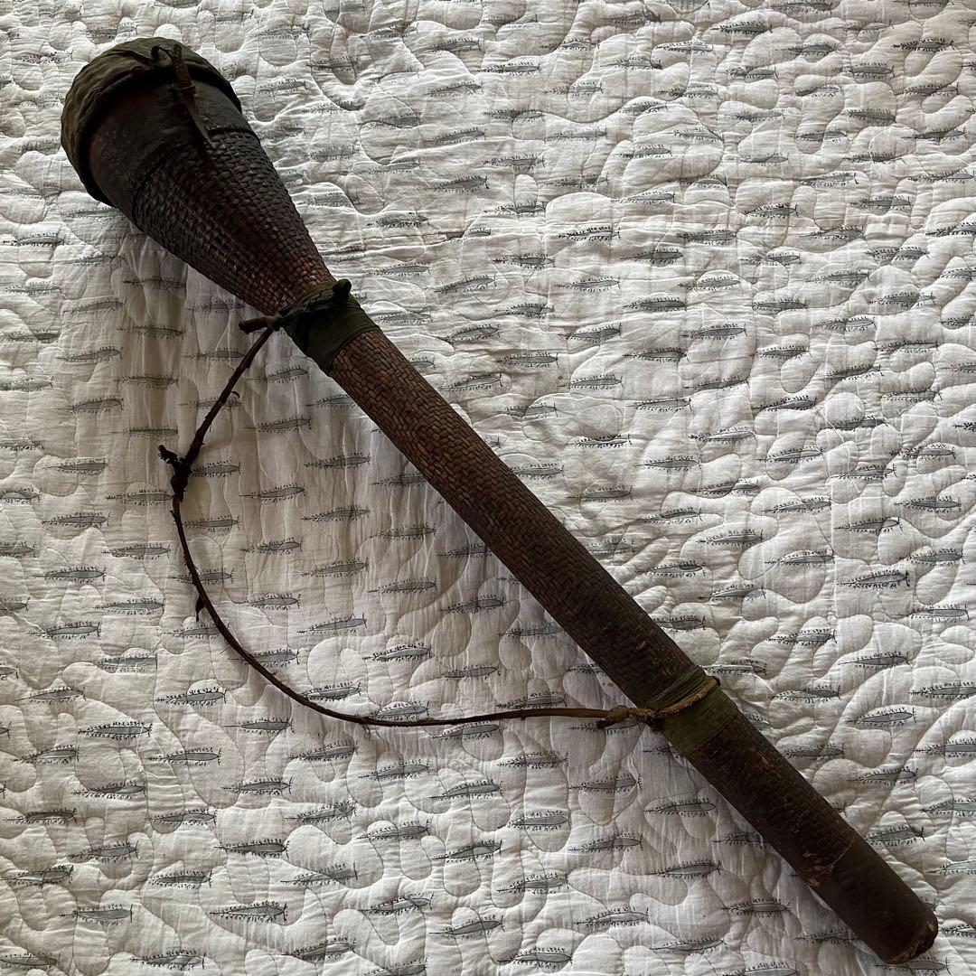 ブータン工芸の遺産的骨董矢筒　狩猟用/競技用