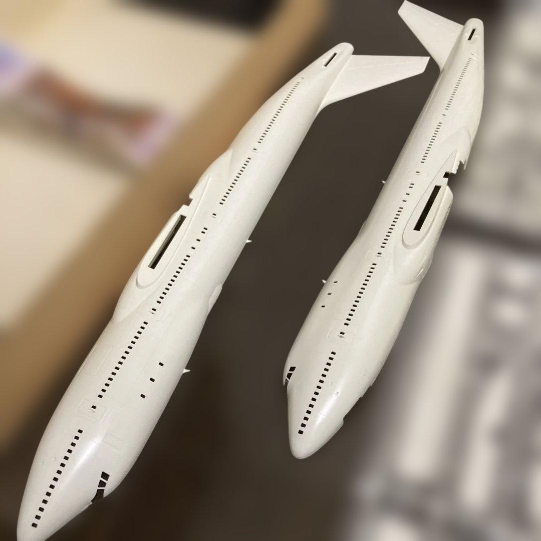 未組立｜NITTO日東 日航ジャンボ ボーイング747 1/100プラモデル