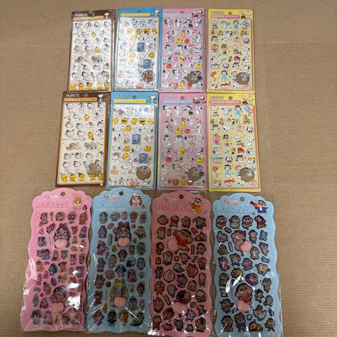 豪華セット✨スヌーピーボンボンドロップシールスヌーピー ＆他 12枚セット