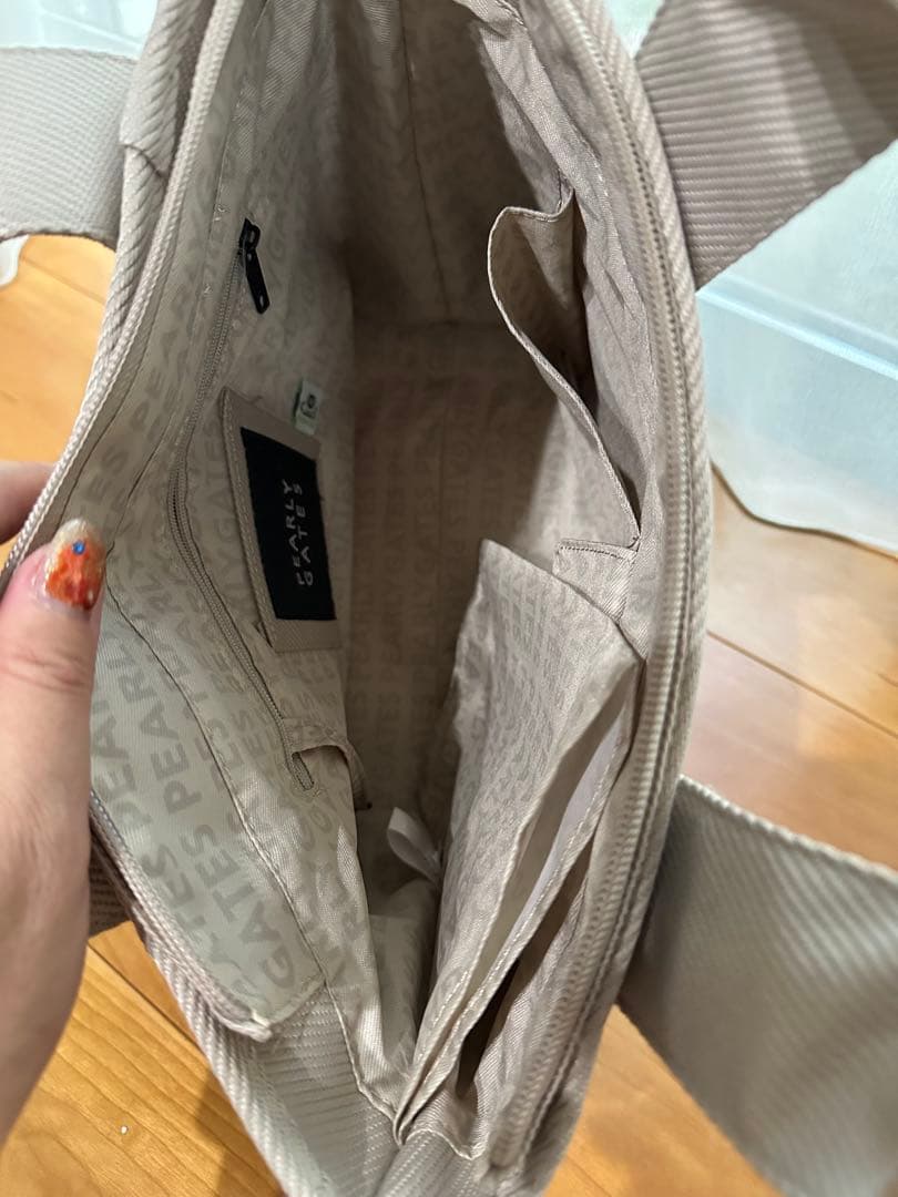 PEARLY GATES ゴルフバッグ ベージュ 中型