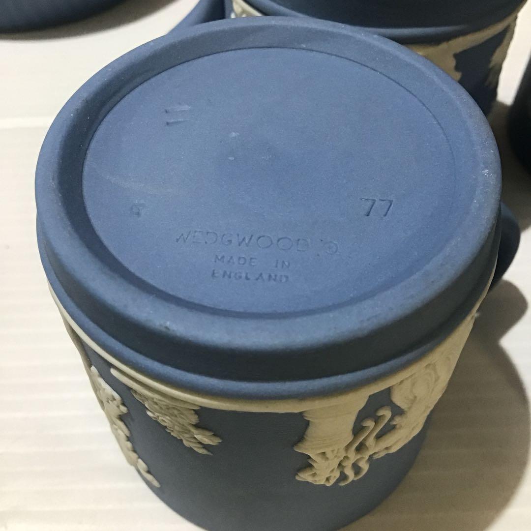 新品同様ウェッジウッド ジャスパー デミタスコーヒーセット ジャスパーウェア
