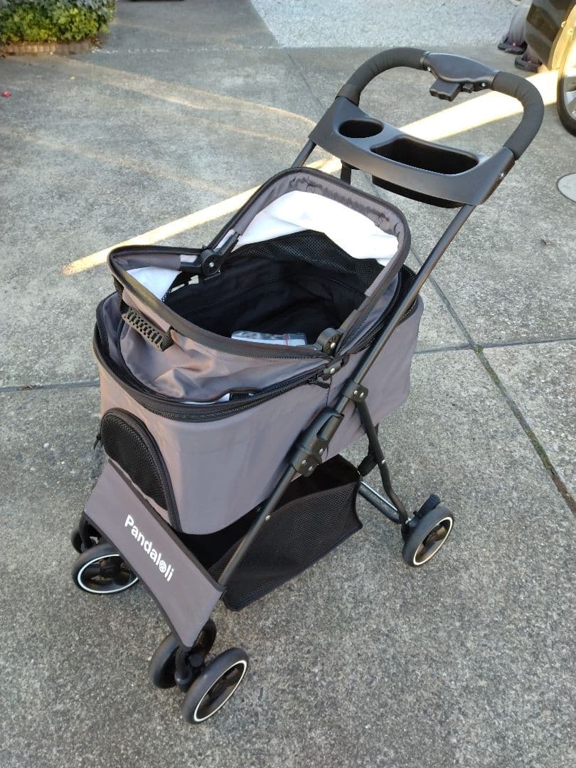 Pandaloli ペットカート グレー