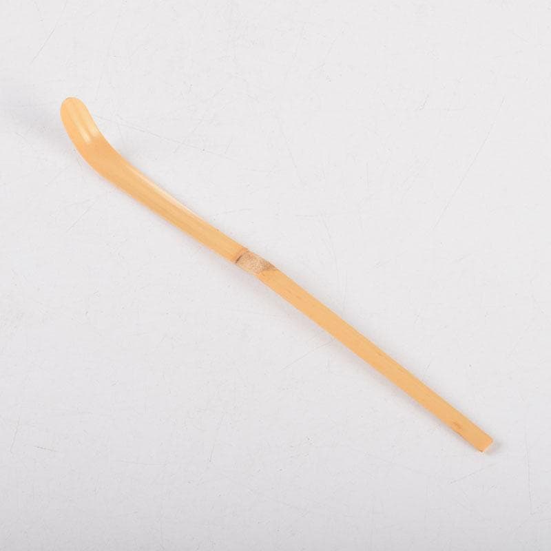 茶道具　茶杓師　影林宗篤作　茶杓　前大徳　福本積應書付　共筒共箱　V　8760