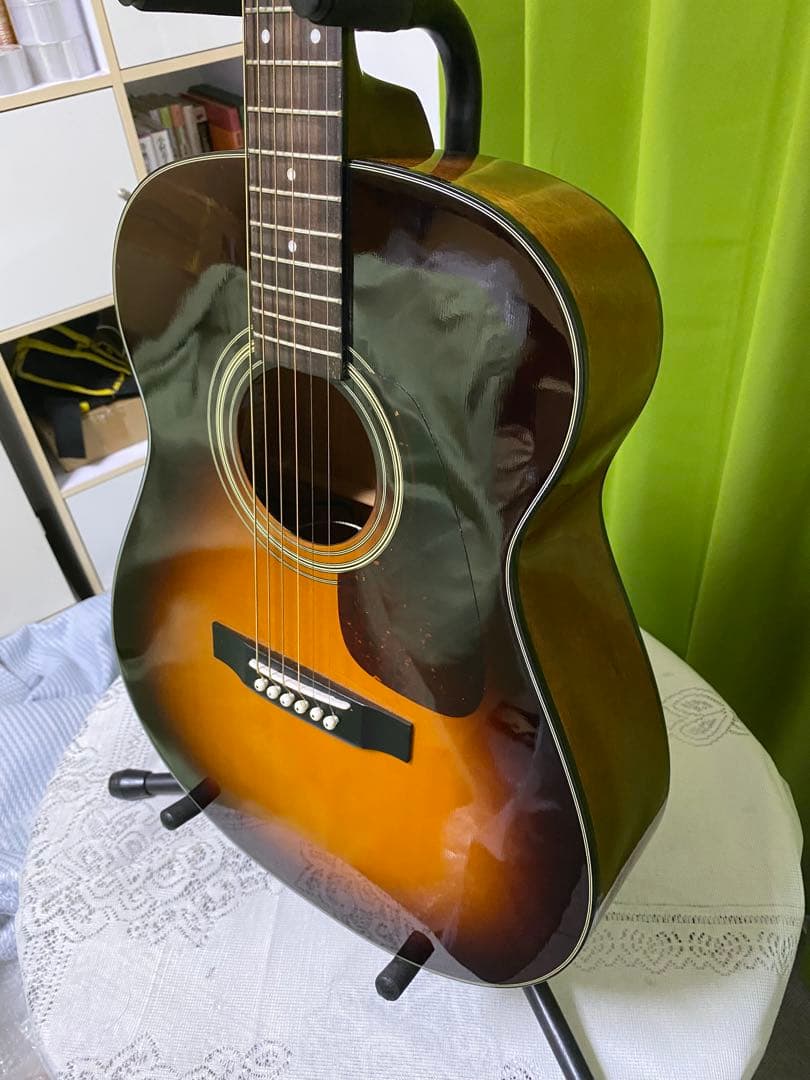 美品　弾き語りしようぜ！気分は谷村新司モーリスMFエレアコ　アコギもOK！