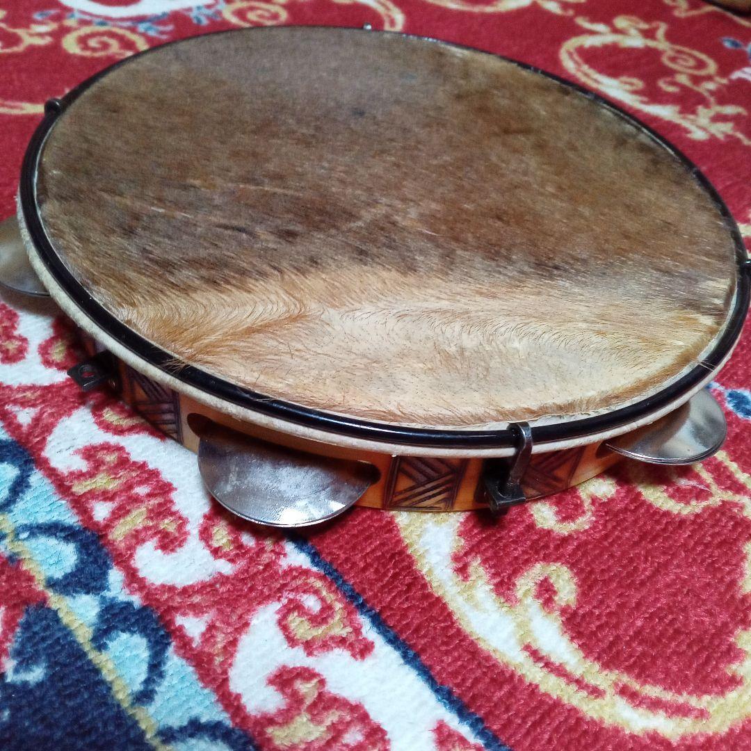 ヤスヒロさま専用商品　※パーツ欠品　パンデイロ　10インチ