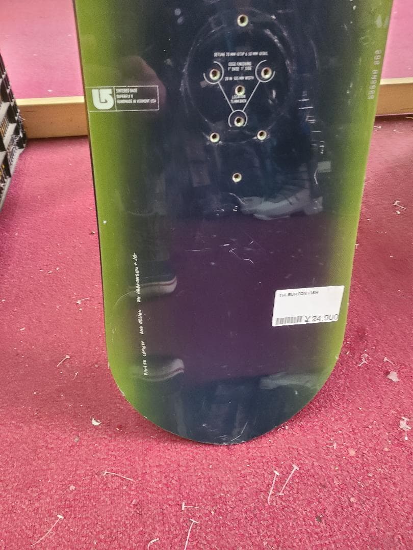 スノーボード 156 BURTON FISH 3D