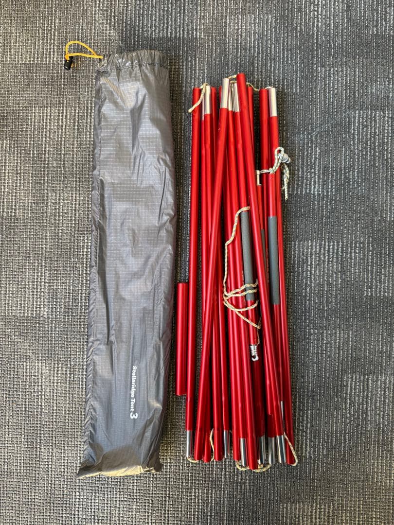 モンベル ステラリッジテント3 本体＋レインフライ＋シートmont-bell