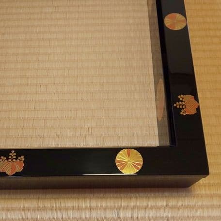 A 116 炉縁 高台寺蒔絵 ・ 鵬雲斎大宗匠 在判箱書