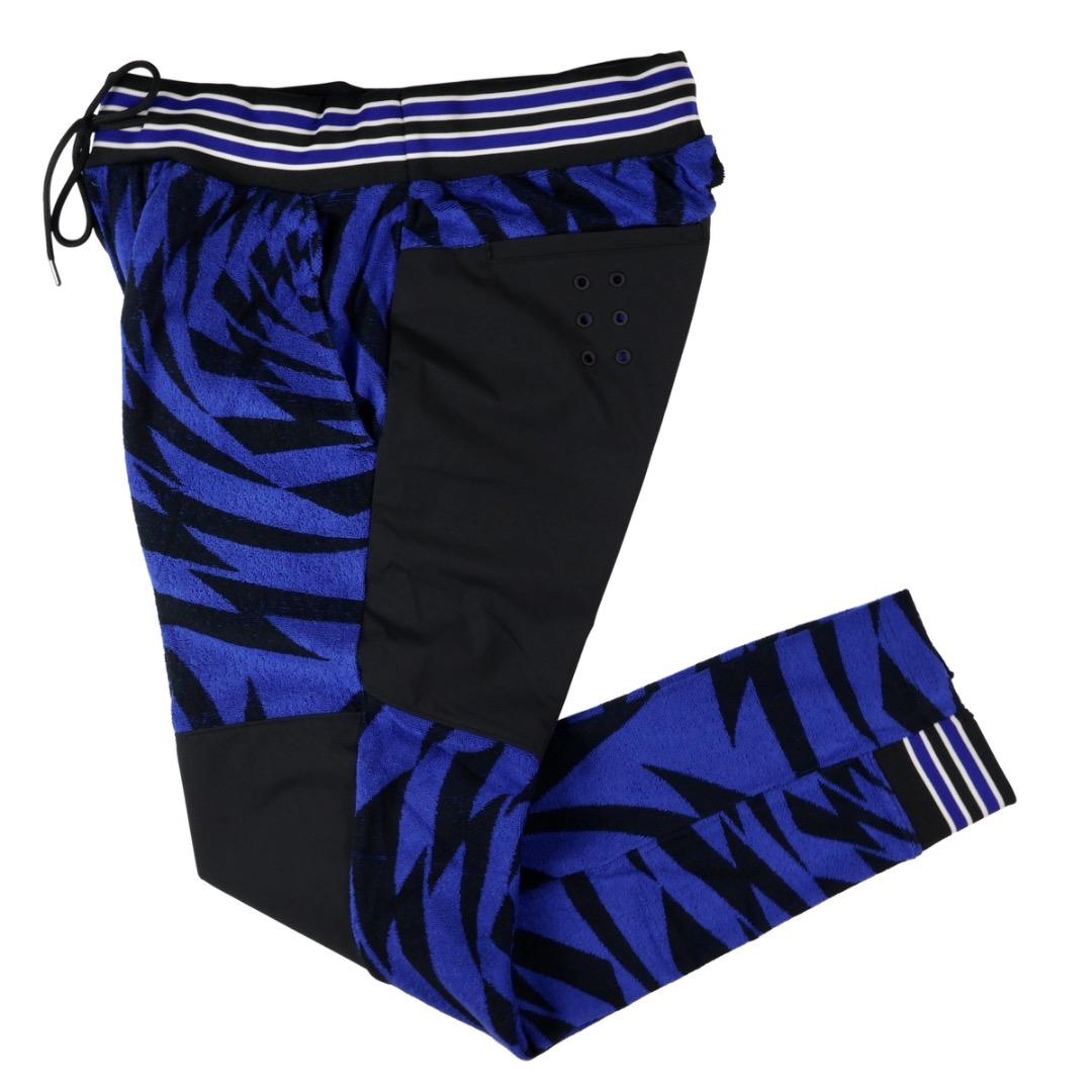 【size5】ラッセルノ ゴルフ HUNDER TERRY SLIM パンツ 青