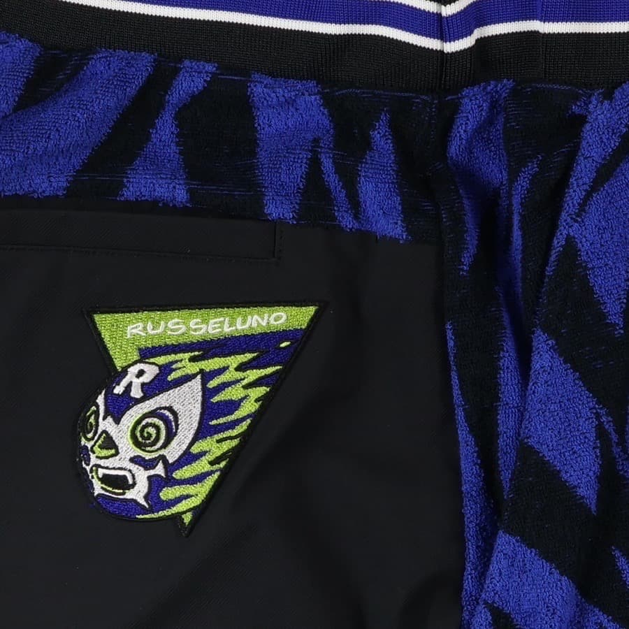 【size5】ラッセルノ ゴルフ HUNDER TERRY SLIM パンツ 青