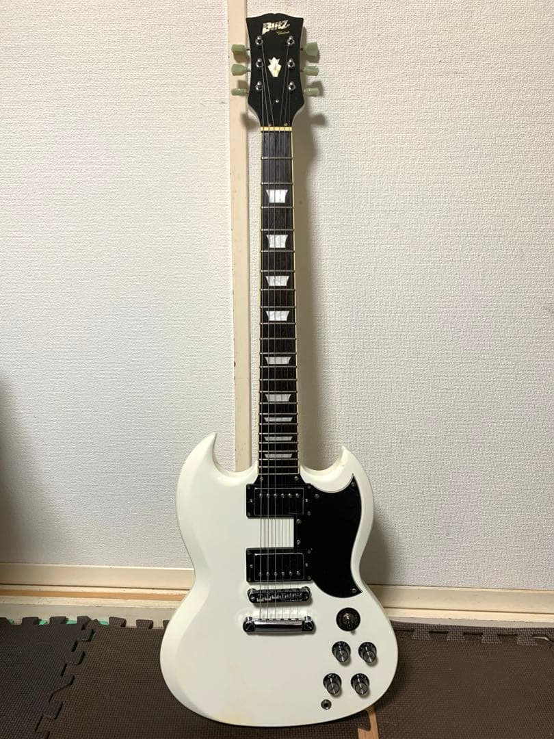 Blitz ブリッツ SG 白 エレキギター