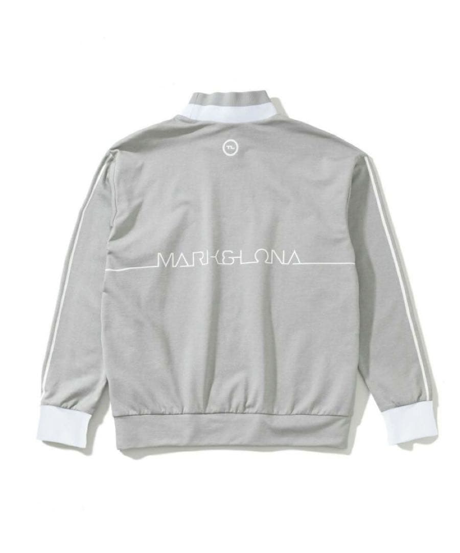 MARK&LONA BTL Mock Neck fleece |グレー XS