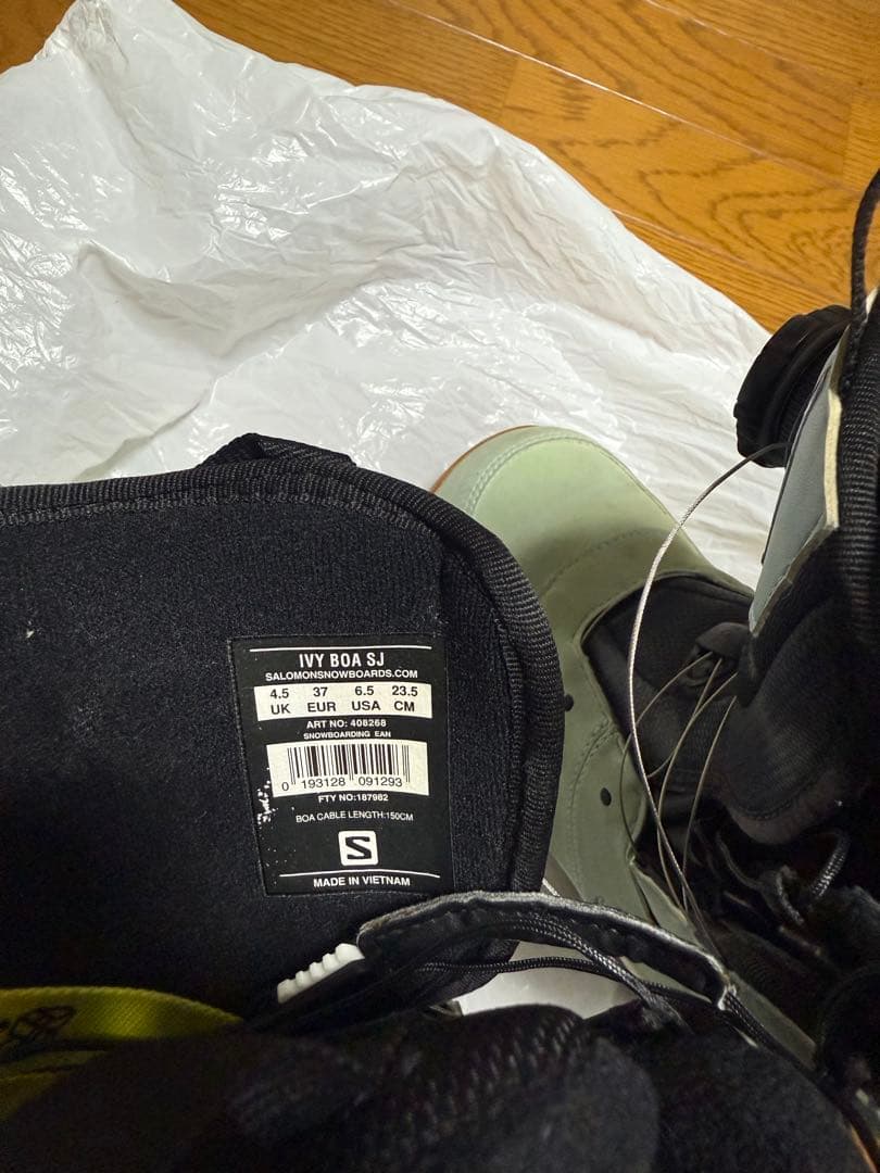 み*や様 スノーボードブーツ SALOMON IVY BOA SJ レディース用