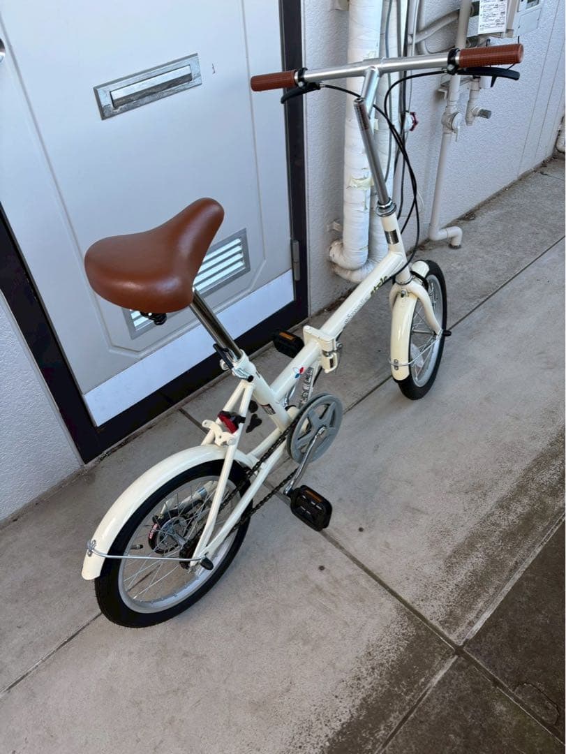 そらまめ　　　　　　　　　シンプルスタイル　16型　折り畳み自転車