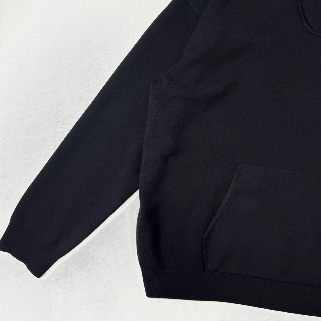 OBSIDIAN オブシディアン ハイゲージウール ニットフーディー XL 黒